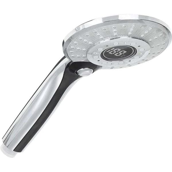 3-farget LED-dusjhode – Digital temperaturvisning – Vannbesparende – 3 spraymoduser