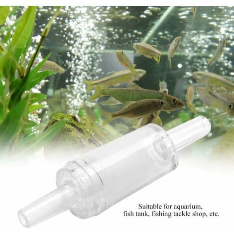 Akvarie Luftflödeskontrollventil Envägs Kontrollventil Akvarium Fisk Tank Syrepump Kontrollventil 10st (Vit)-
