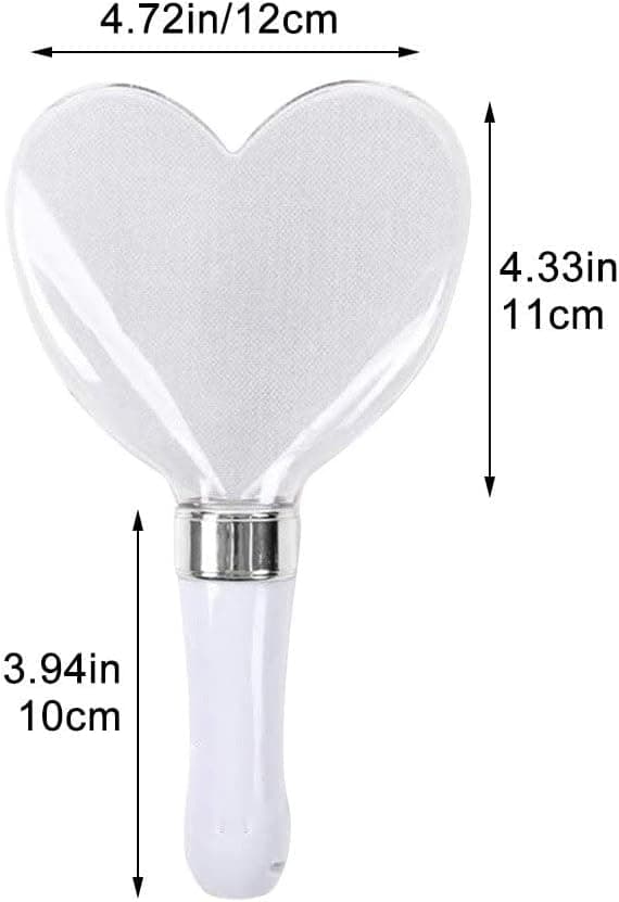 15 Farver Skiftende LED Stav Hjerteformet Lysende Koncert