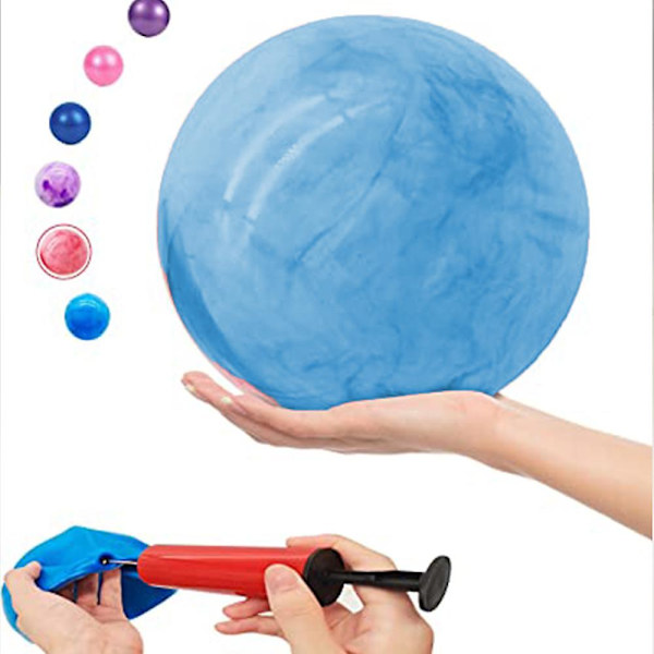Minigymnastikboll, Pilatesboll, För Fysioterapi, Stretching, Förbättrar Balansen Cloud Blue 25CM