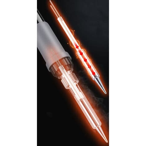 Elektrisk loddebolt for husholdning, konstant temperatur, temperaturkontroll, reparasjonspenn