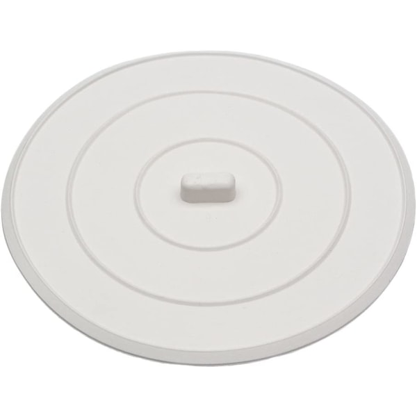 Platt diskbänkspropp, 5", vit, 1 pack (89042)
