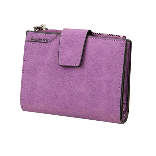 Lyhyt vetoketjullinen lompakko naisille (Mauve),