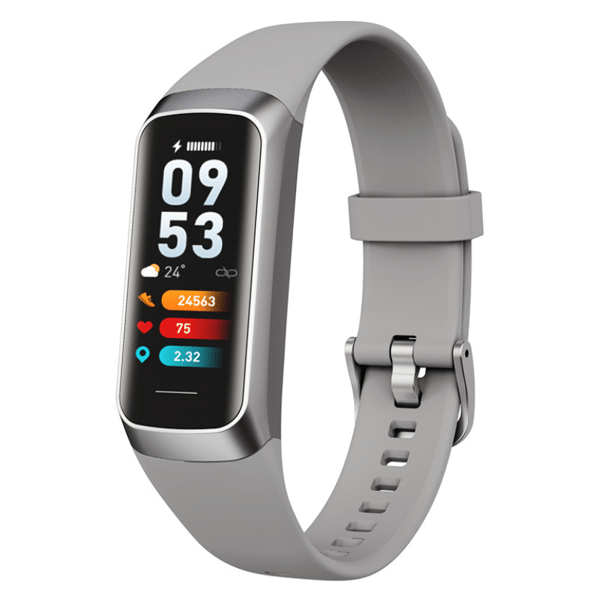 HD-farveskærm Smart Armbånd (Sølvgrå),