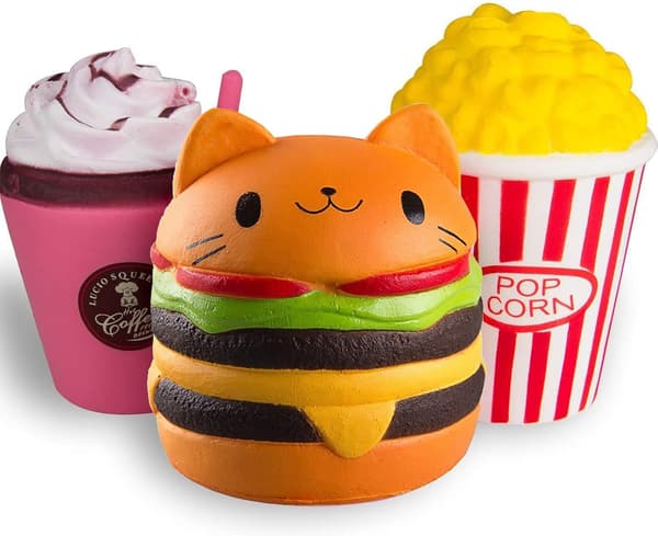 Squishy Legetøj Sød Blød Squishy Simulation Hamburger Kaffe