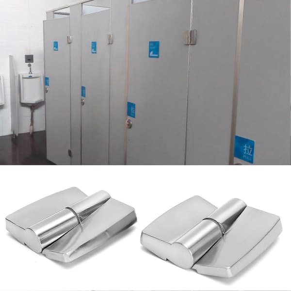 2 stk. Gravity Hinge Aluminium Alloy Hinge For Møbeldør Hardware Deler 8.5x8cm Venstre Side