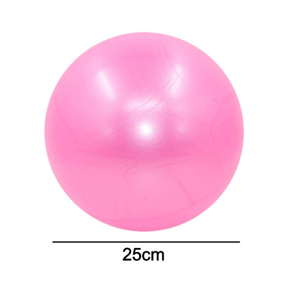 Träningsboll, Yogaballpilatesboll, Balansboll, förbättrar balans, bålträning och sjukgymnastik Pink