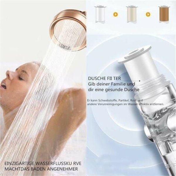 Håndbruser Bruseshower 3 Tilstande Håndbruser Justerbar Bruseshower Bruseshower