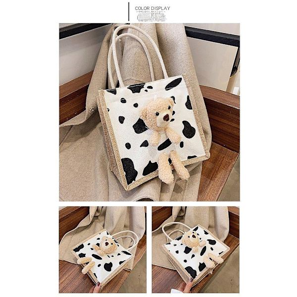 Jute Hessian Medium Shopping Bag A916-483 D