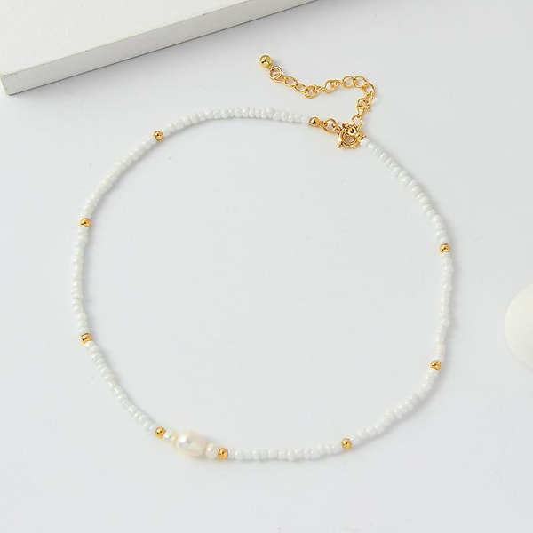 Halsband Pearl Asymmetrical Fashion Smycken Ac7021 C021