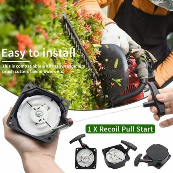 Universal Udskiftningsstarter til Brush Cutter Brush Cutter Strimmer Trimmer Strimmer Trimmer Reservedele, Superma, Sort