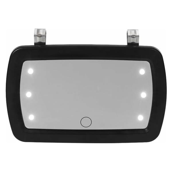 Bilsolskyddsspegel med LED-belysning