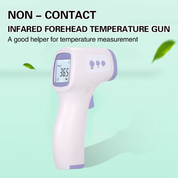 Infraröd termometer Panntermometer, icke-kontakt, hushåll, elektronisk termometer (engelska)
