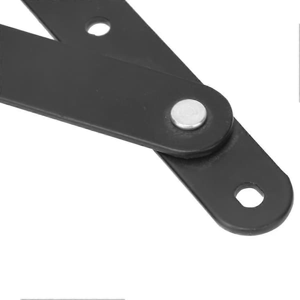 1 Par Multifunktionelt Foldbart Fjeder Te Bord Sofa Løft Op Top Løfte Rammehængsel Sort