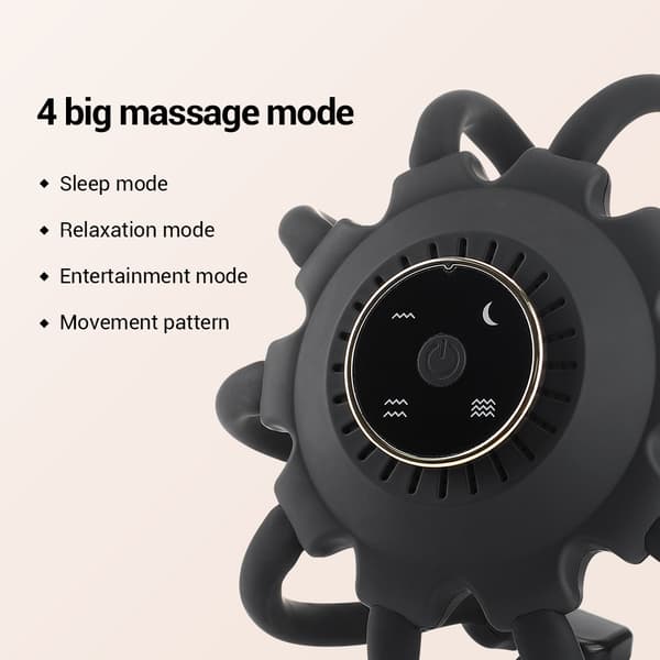 1 stk Intelligent Bluetooth multidimensionel vibrations hovedbundsmassage