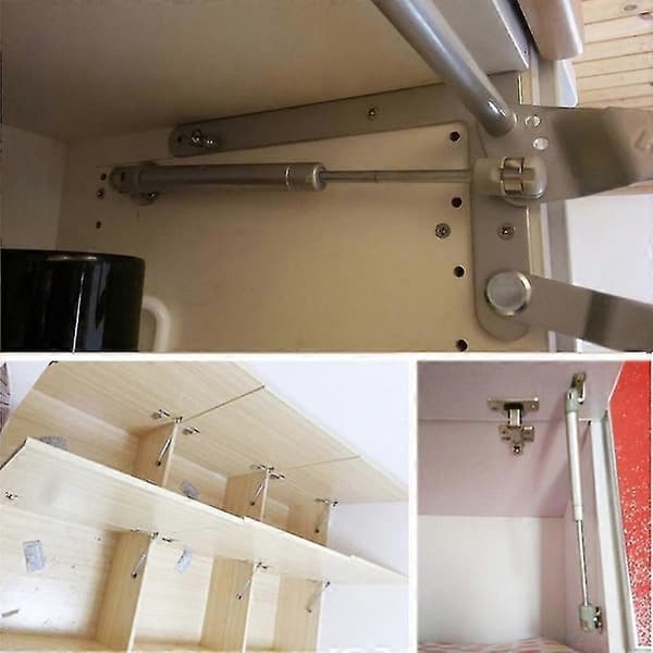 3 st Möbel Skåpdörr Lyft Upp Pneumatiskt Stöd Hydraulisk Gasfjäder Stötdämpare