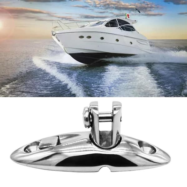 Snabbkoppling Bimini Top Vridbart Gångjärn Däck Sidomontering Metall Vridbart Gångjärn 91mm