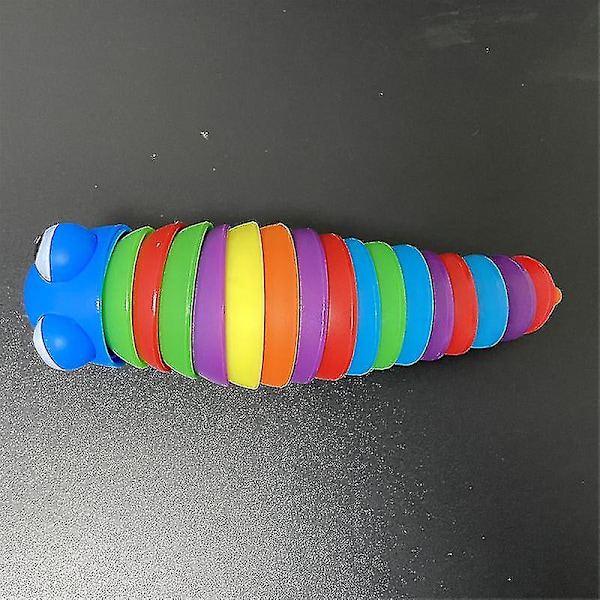 2022 Ny Fidget Leksak Snigel Ledad Flexibel 3D Snigel Fidget Leksak Sky Blue