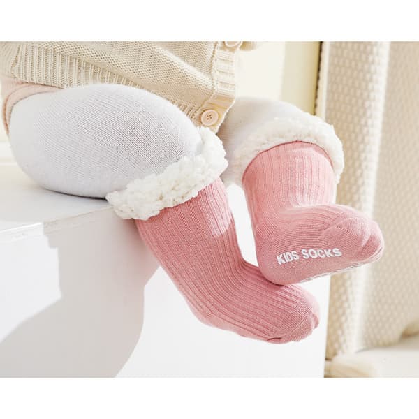Vinter Super Tykke Cashmere Gulvsokker til Børn 2 Styk