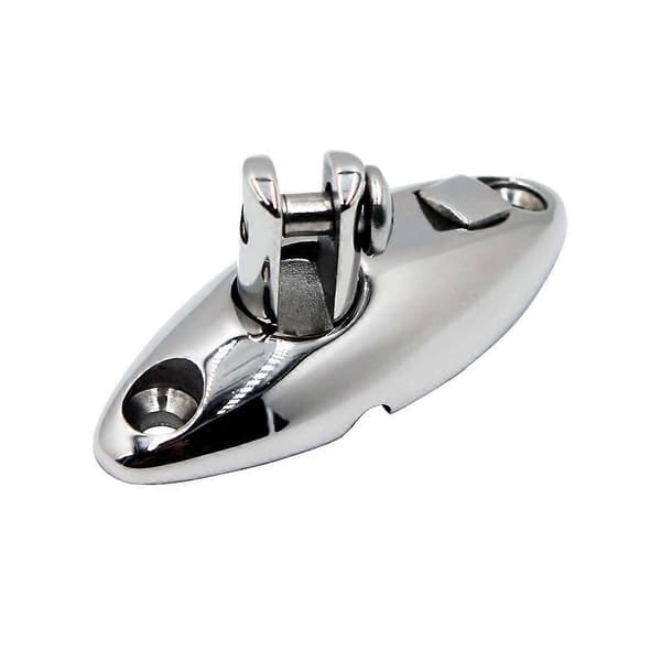 Quick Release Bimini Top Drejelig Hængsel Dæksidebeslag 316 Rustfrit Stål Par (2 stk., Sølv)