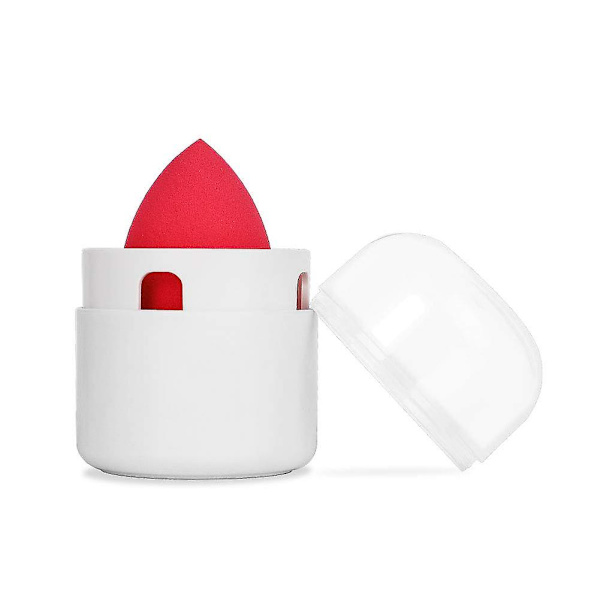 Sminkställ med lock Foundation Mix Svamp damm låda (ingår ej)