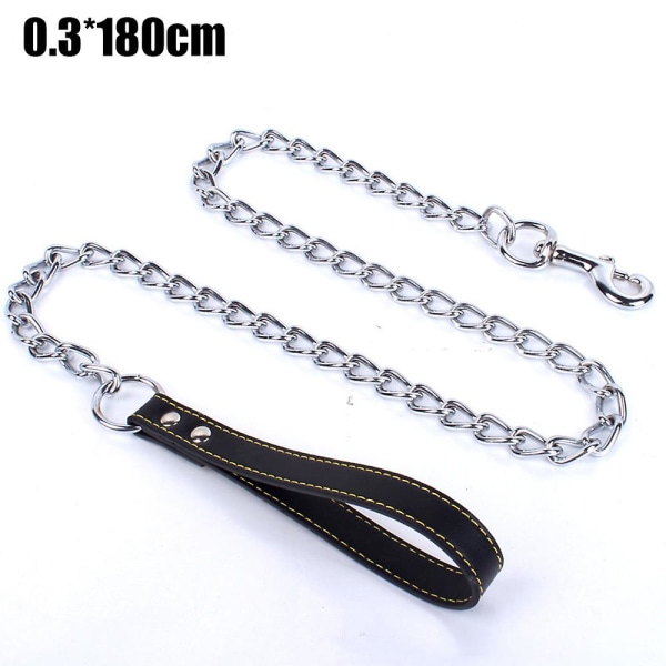 Dog Chain Leash, Chew Proof Dog Leash For Dogs&#39; Walking And Training