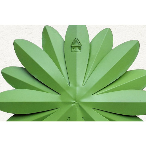 Kreative jern anheng sender simulerte blomster stue vegg sofa bakgrunn veggdekorasjon, lilla 30*30*2.5cm