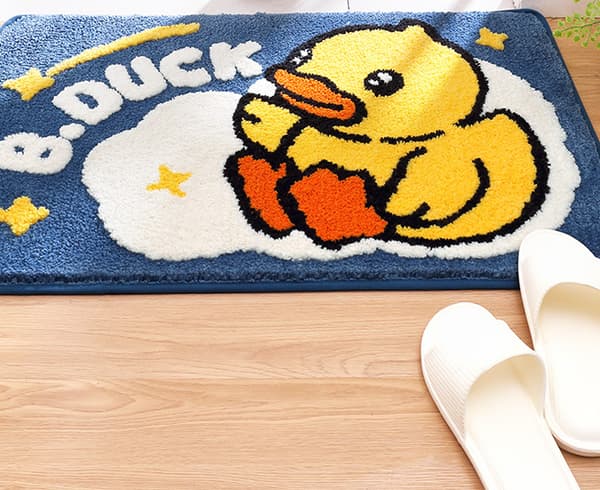 Wish fortykket flocking skridsikker måtte til badeværelset 40*60cm,