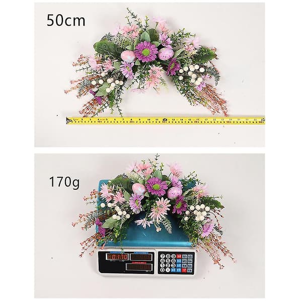 Påskdag Ägg Blomma Krans Barn Påskgåva Heminredning