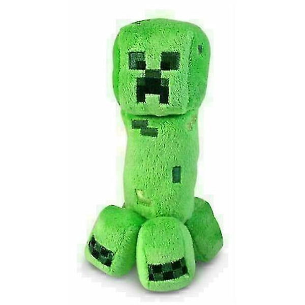 Minecraft Plysch Toy Creeper Gosedjur Mjukdjur Barn Present C green