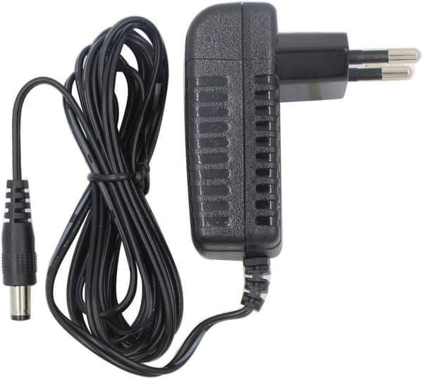 2-pack 9V 1A 1000mA DC-strömadapter - 5,5 mm x 2,5 mm kontakt - Positiv mittpol