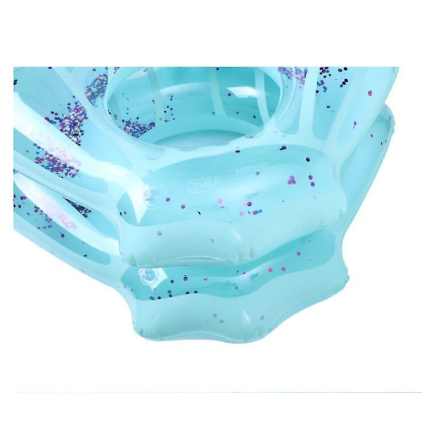Glitter Badring För Pool Strand Sjö Glitter Pool Uppblåsbar Badring Glitter Badring För Barn Glitter$snäckskal Pool Flyte, Sommar Kul Uppblåsbar