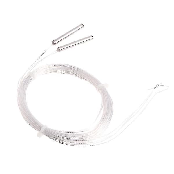2 stk. 2m Pt1000 Sonde 4mm*30mm Rtd Platinmodstandssensor 2 Ledninger Termoelement