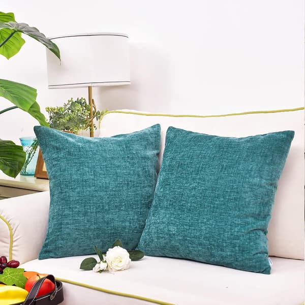 Set med 2 Kuddfodral, 22 x 22 Tum för Soffa, Heminredning,