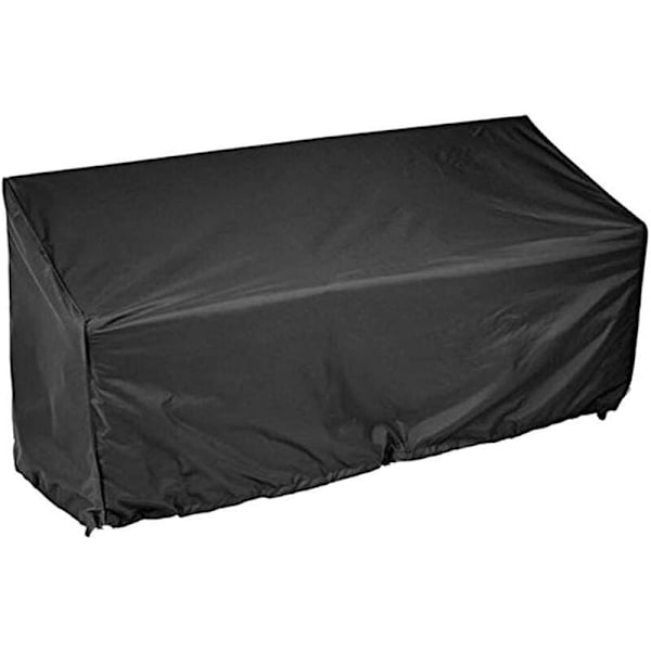Utomhus Recliner Stolskydd Dammskydd Hem Stolskydd (210D Utomhus Svart Silver Inomhus 2 Sits),