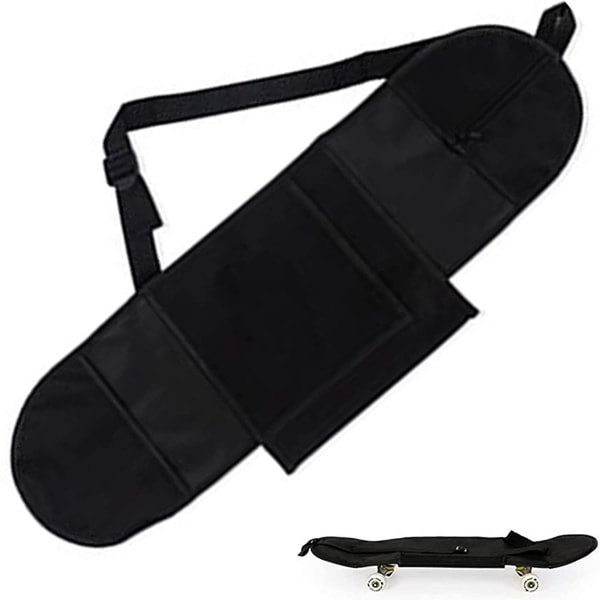Take-up-väska för rullbräda Vattentät Longboard-väska Oxford Skateboard Praktisk handväska Longboard-ryggsäck Lång för max 30 tum (80 cm)