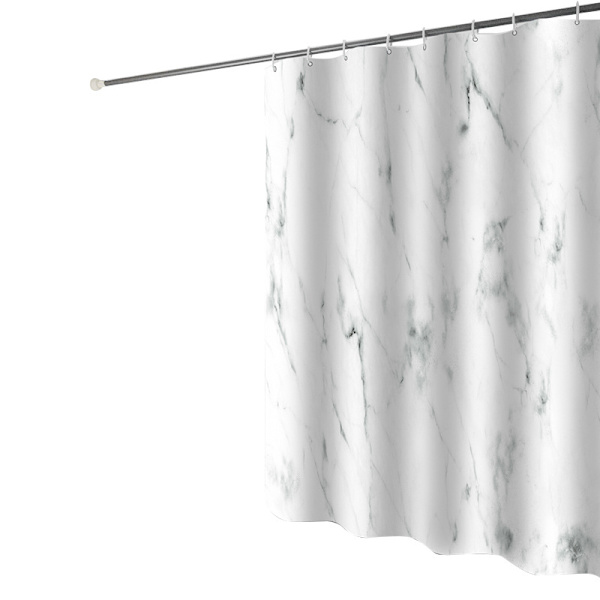 Marmormönstrad duschdraperi 150B*180H CM
