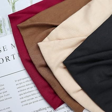 4 stk. Dame Hårbånd Bred Elastisk Blød Boho Hovedbøjle