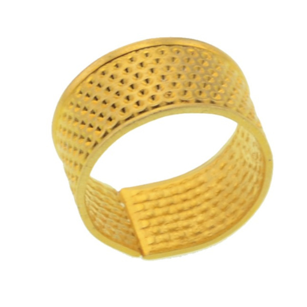 100 st guld sytumme korsstygn DIY-prylar ring tumme ring metall järn tumme