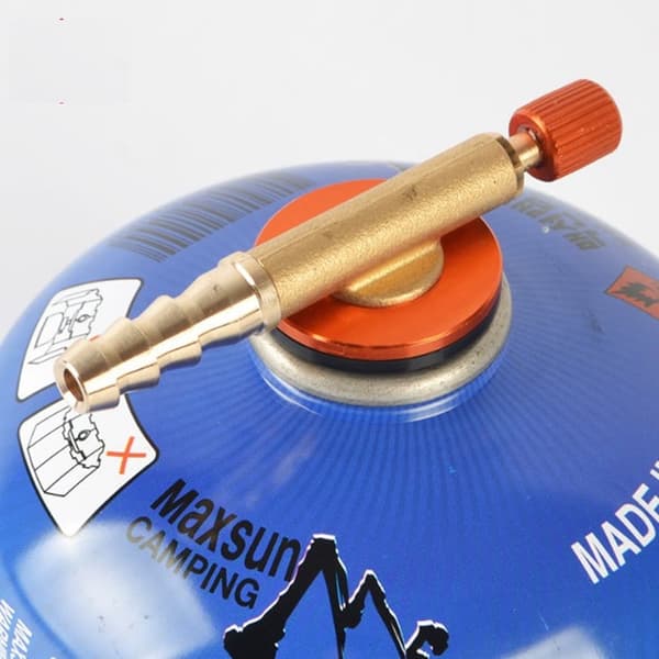 1 stk Camping Gassovn Varmer Ventiladapter Slange Regulator