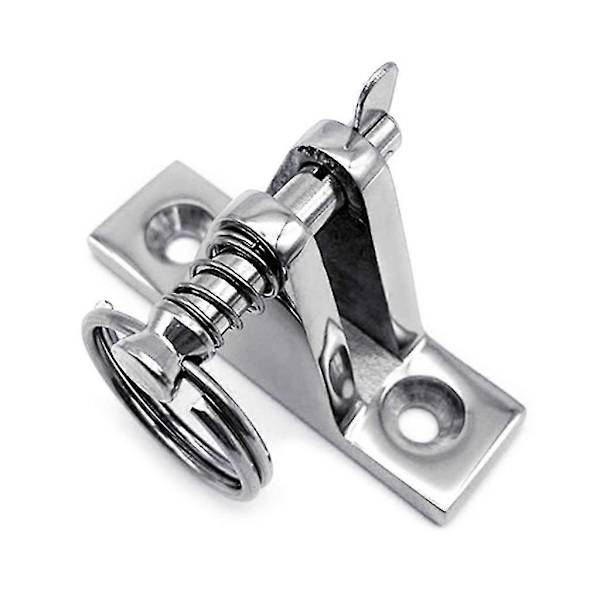 6 cm/2,4-tommer lang Bimini Top Quick Release dækhængsel Rustfrit stål hængselbase med stift