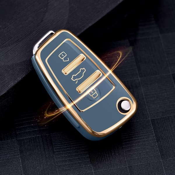 Bilnøgle Cover Etui til Audi A1 A3 A4 A6 Q3 Q5 Q7 S3 R8 TT