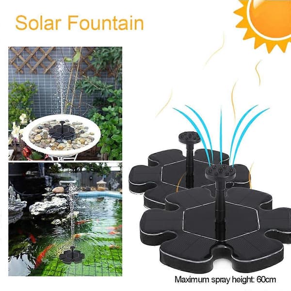 Blomstertype Havearbejde Solpanel Fontæne Vandpumpe Flydende Sprinkler Værktøj