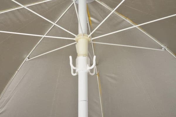 Strandparasol Krog Håndklæde og Taske Firehjørnet Krog Tilbehør