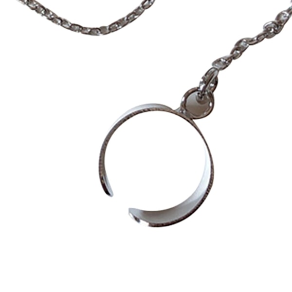 Kæde Ring Rustfri Justerbar Punk Stil Cool Hip Pop Multi-lags Smykker Til Forlovelse