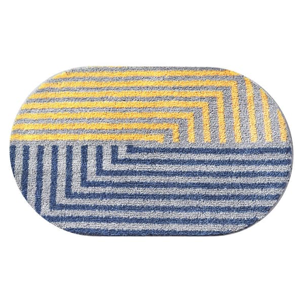 40*60 cm Space City Oval Baderomsabsorberende Gulvmatte