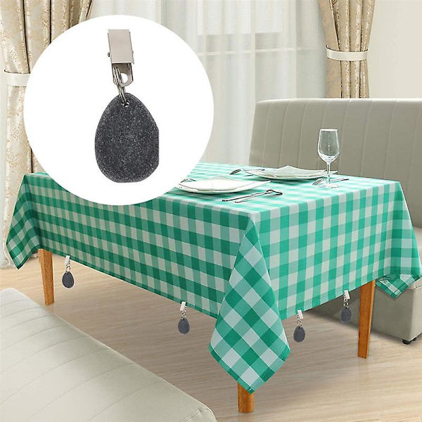 Viktdukar Bordsklämmor Utomhus Klämma För Gardin Picknickbord Utomhus Tung På Grey