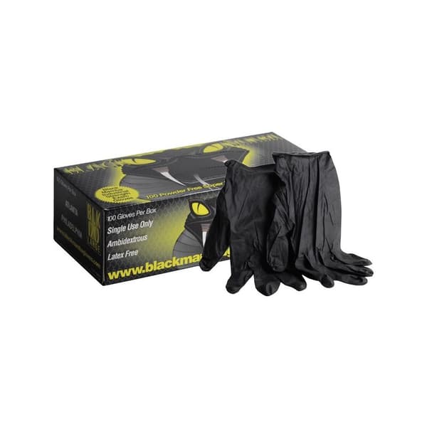 Black Mamba Nitrilhandskar - Förpackning med 100 - Storlek XL - 9/10