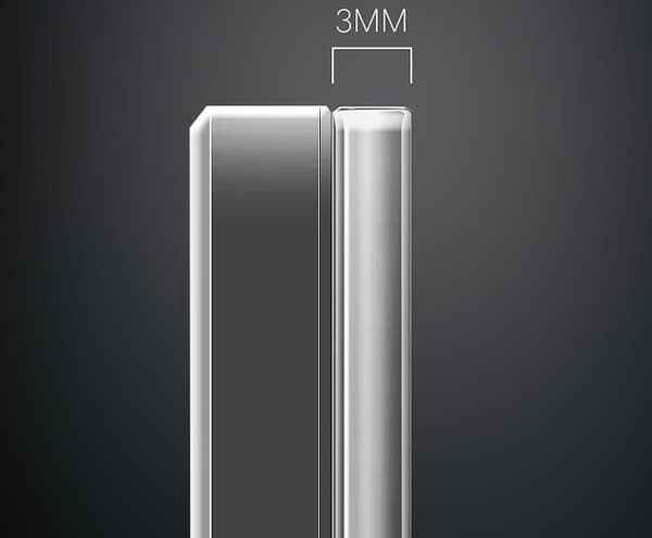 Neptune New Grounded Socket - Svart Herdet Glass