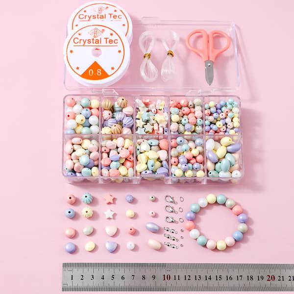 10 makaronihilaa helmilaatikko DIY käsintehty